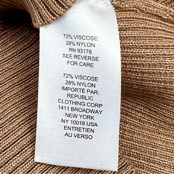 T Tahari Puff Short Sleeve Top Tan Size XS - Picture 13 of 14